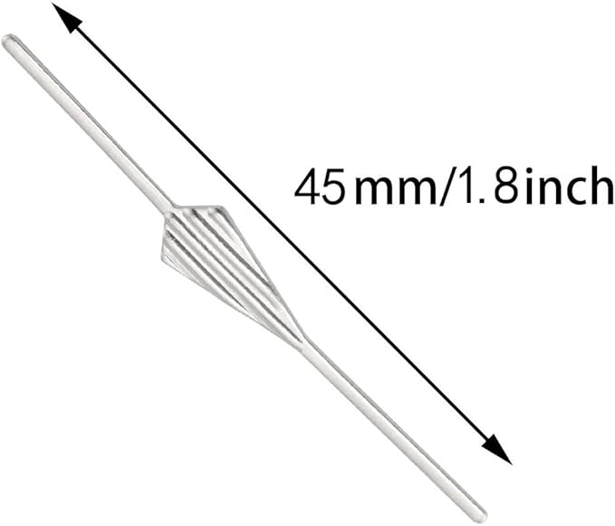 Chandelier Connector Clip ITROLLE 200PCS 45mm Stainless Steel Chandelier Lamp Bow Tie Connectors Chandelier Replacements Chandelier Bowtie Pin Silver - Image 2