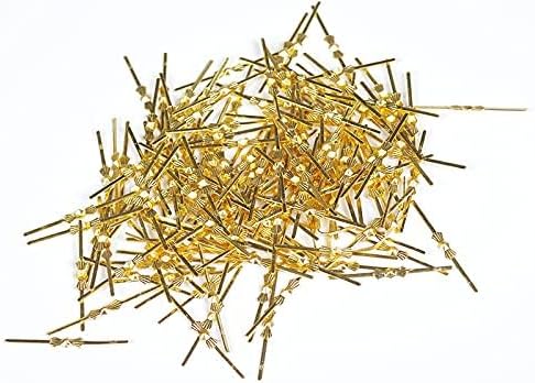 300pcs Bow Tie Crystal Connectors, Chandelier Connectors Clips Pins, Lamp Part Chlips, Hook for Crystals Replacement, Fastening Parts - Image 2