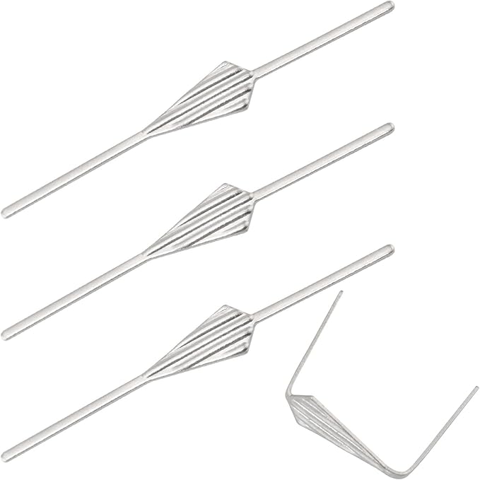 Chandelier Connector Clip ITROLLE 200PCS 45mm Stainless Steel Chandelier Lamp Bow Tie Connectors Chandelier Replacements Chandelier Bowtie Pin Silver