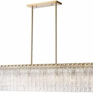 7 Light Island in Contemporary Style-11.5 inches Tall and 11.75 inches Wide-Modern Gold Finish